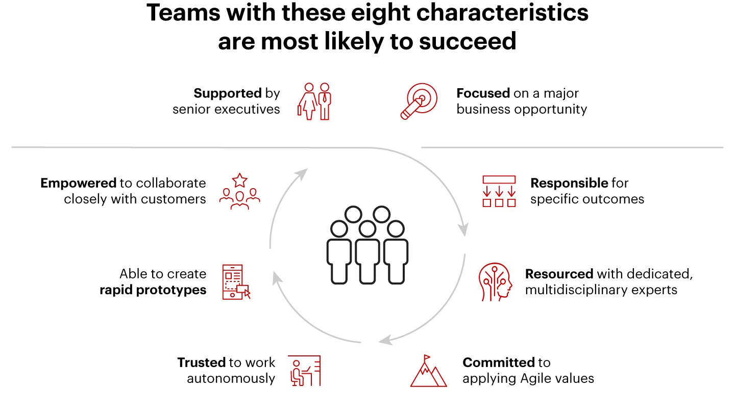 Eight Steps To Setting Up Successful Agile Teams | Bain & Company